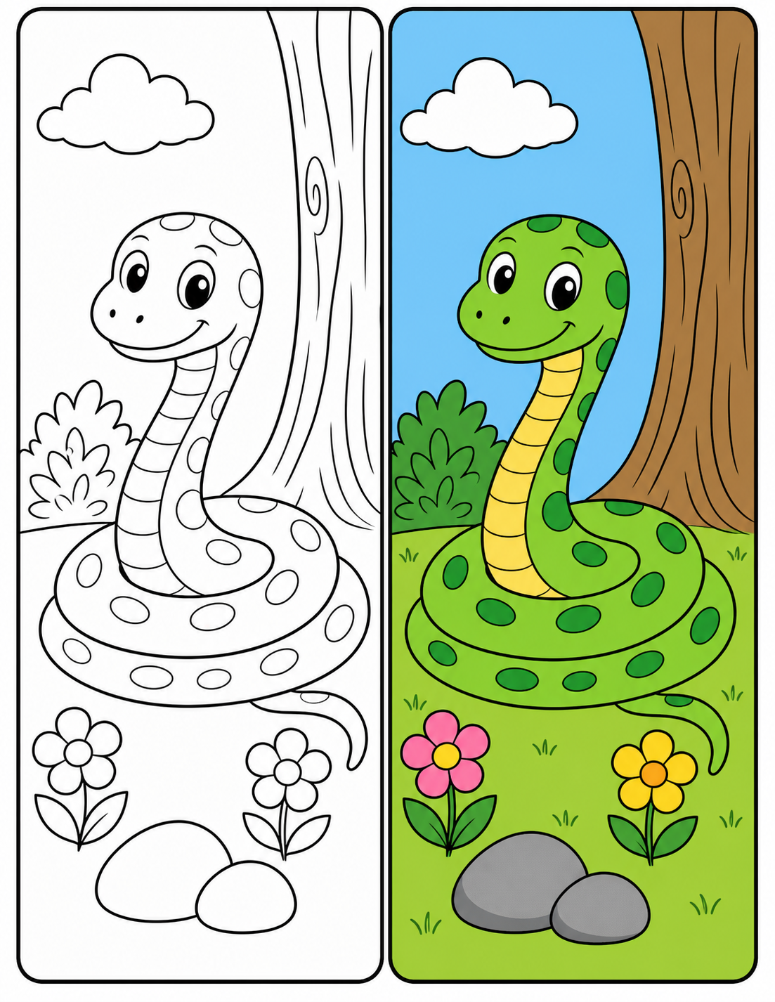 Snake Coloring Pages