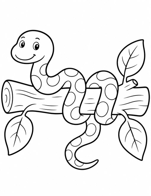 Snake On Branch