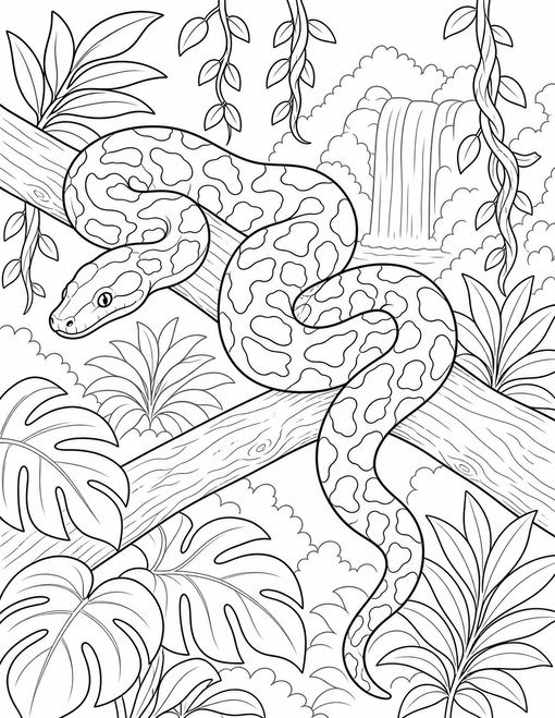 Python In Rainforest