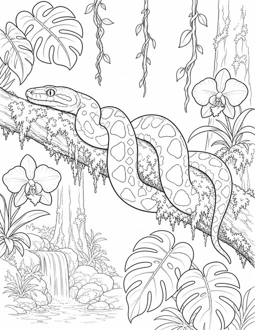 Rainforest Snake Habitat