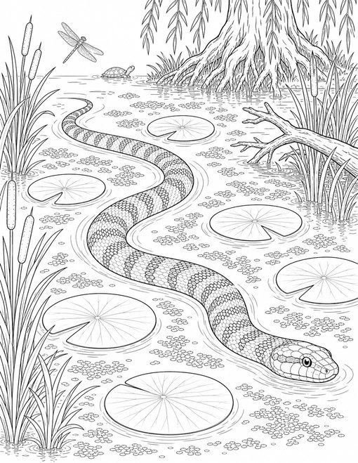 Wetland Snake Ecosystem