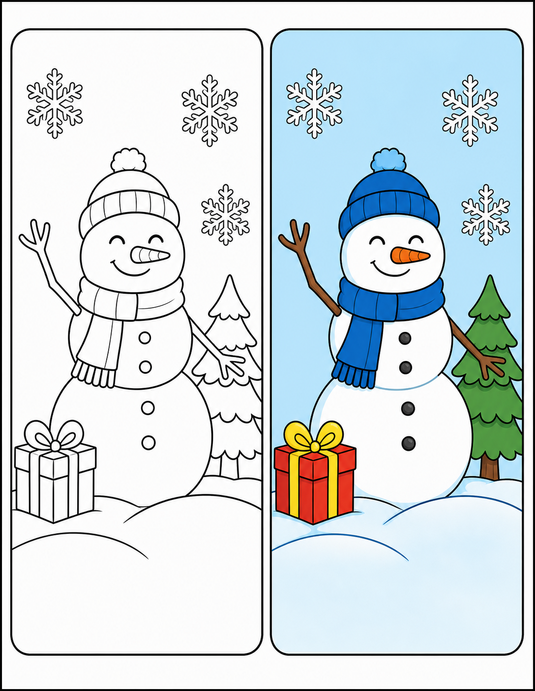 Snowman Coloring Pages