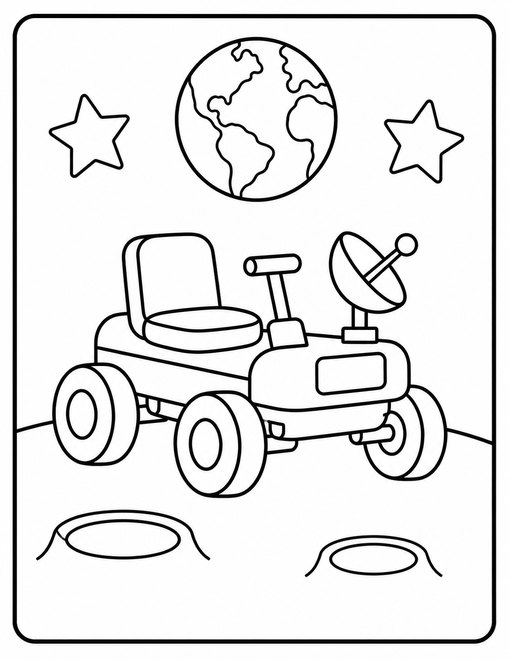 Cute Moon Rover