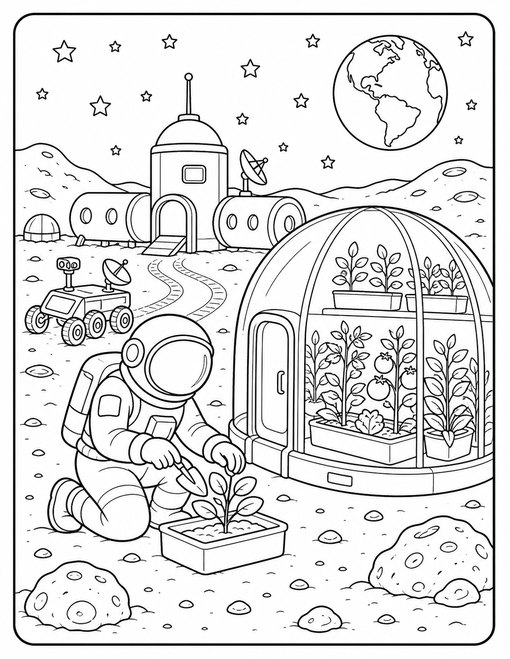 Lunar Base Garden