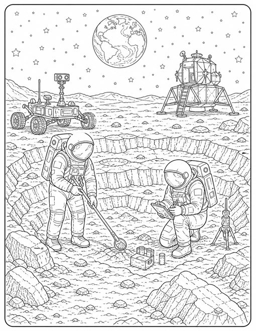 Astronaut Crater Expedition