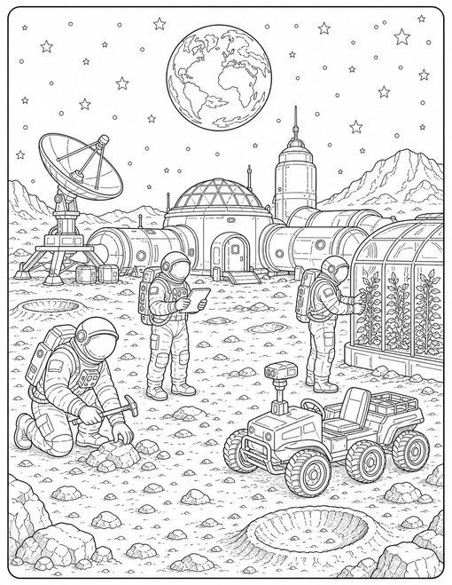 Future Moon Settlement