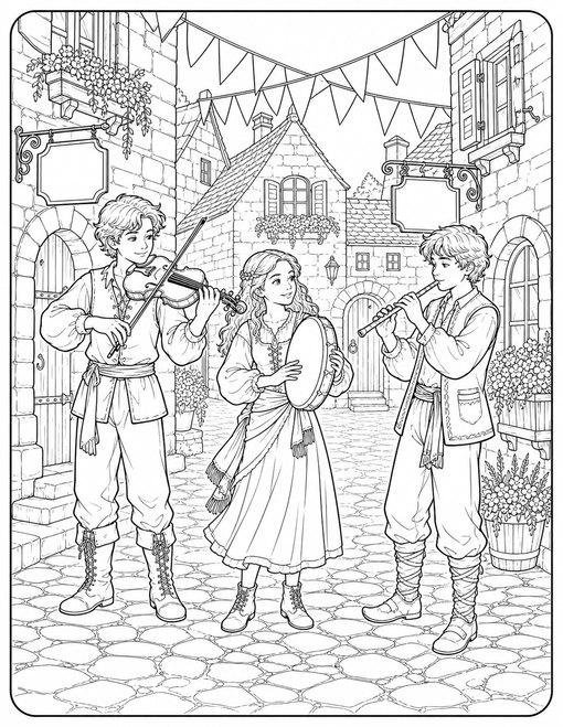 St Patricks Day 015 Village Festival Musicians