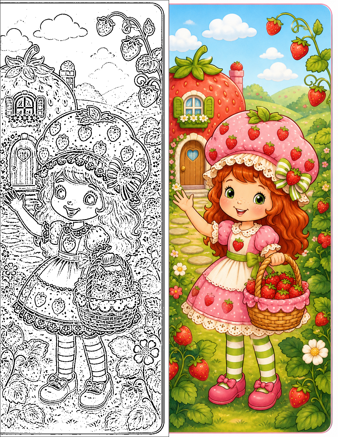 Strawberry Shortcake Coloring Pages