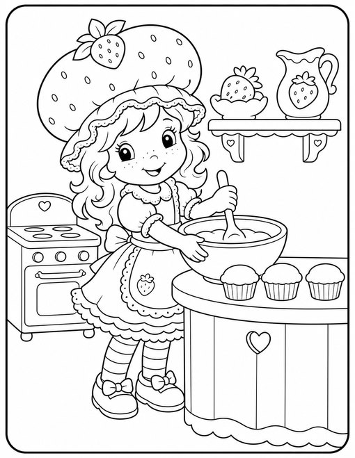 Strawberry Shortcake 004 Strawberry Baking Cupcakes
