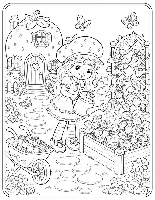 Strawberry Shortcake 007 Strawberry Cottage Garden