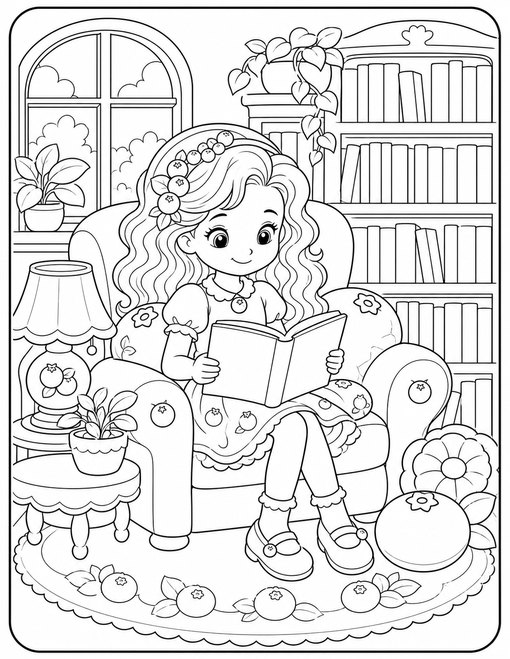 Strawberry Shortcake 008 Blueberry Library Day