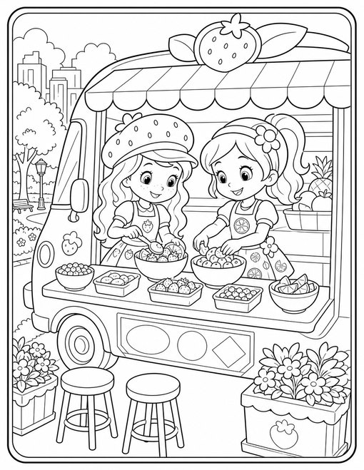 Strawberry Shortcake 013 Besties Food Truck Lunch