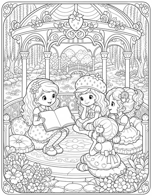 Strawberry Shortcake 020 Blueberry Storytelling Gazebo