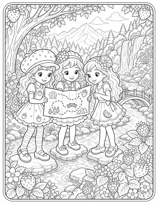 Strawberry Shortcake 022 Strawberryland Map Adventure