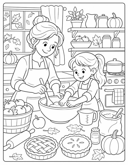 Pie Baking Kitchen