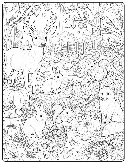 Woodland Harvest Gathering