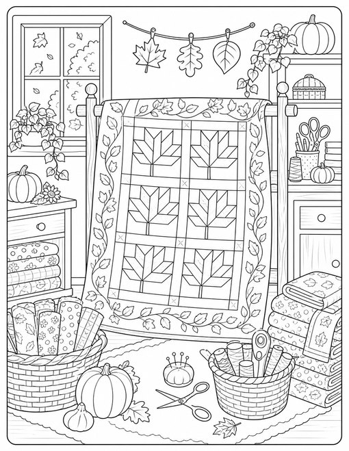 Autumn Quilt Room