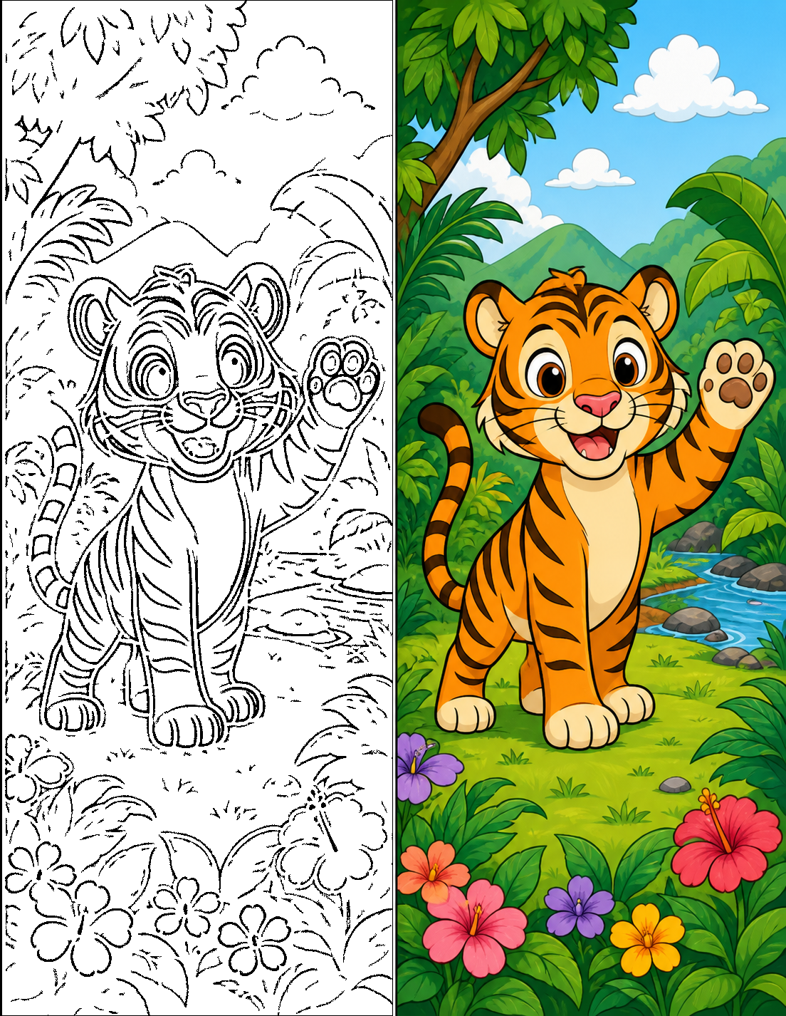 Tiger Coloring Pages