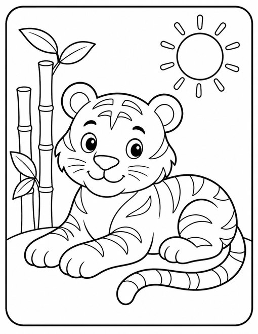 Tiger Bamboo Rest