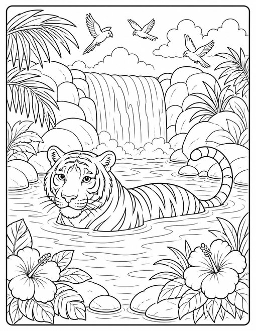 Tiger Waterfall Swim
