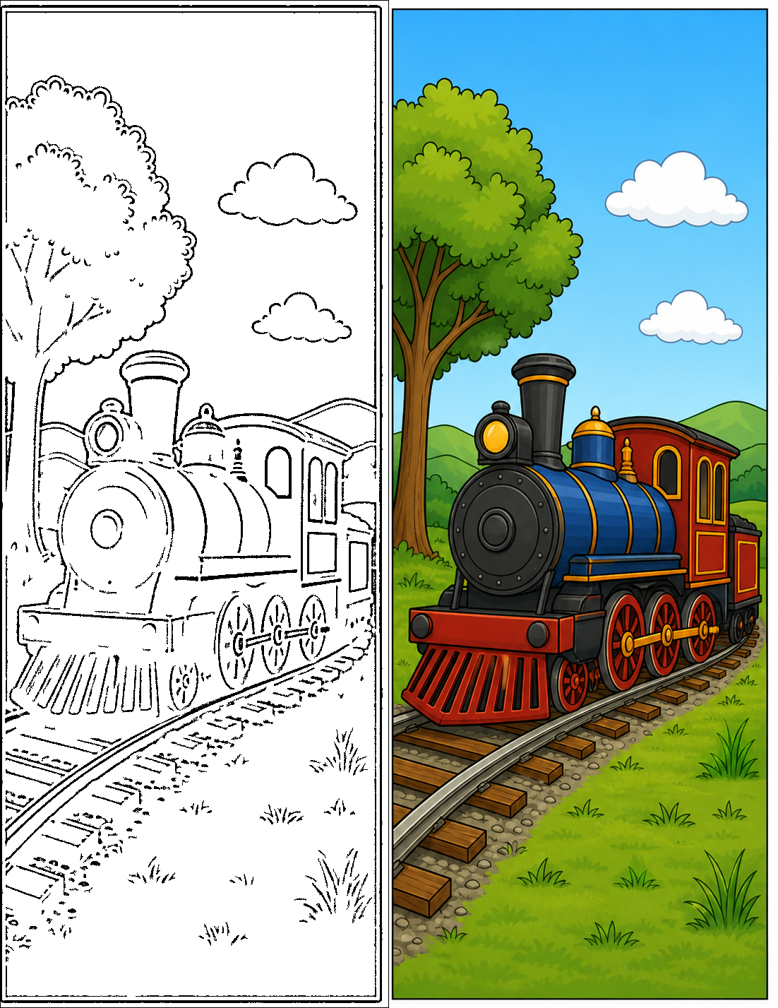 Train Coloring Pages