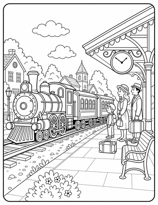 Station Platform Arrival