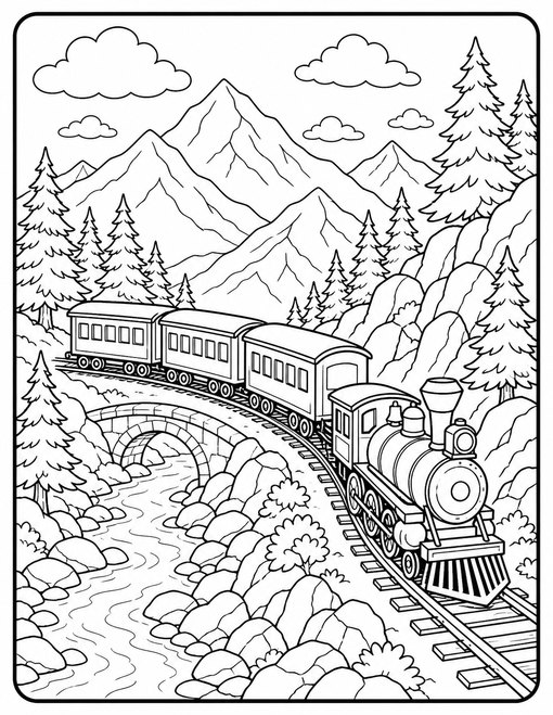 Mountain Railway Curve