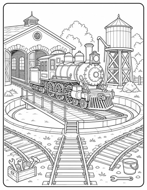Train Depot Turntable