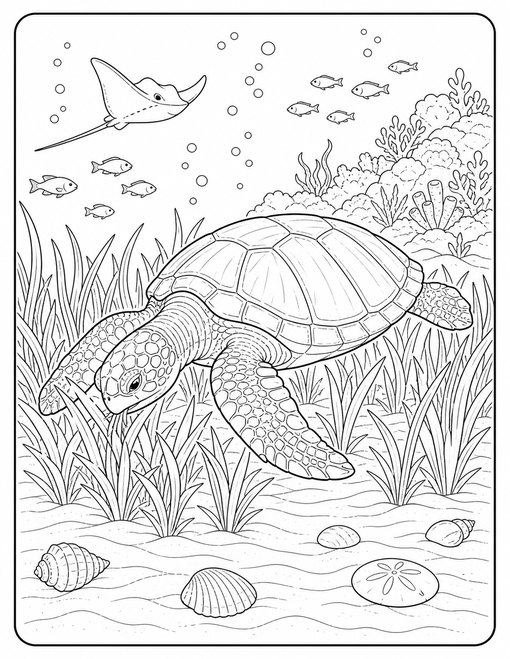 Turtle Seagrass Meadow