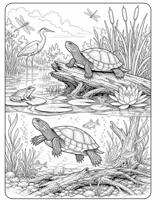 Freshwater Turtle Wetland