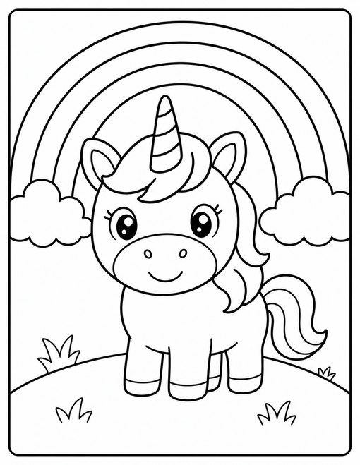 Baby Unicorn Rainbow