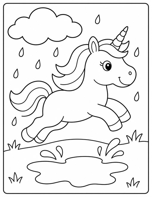 Unicorn Puddle Jump