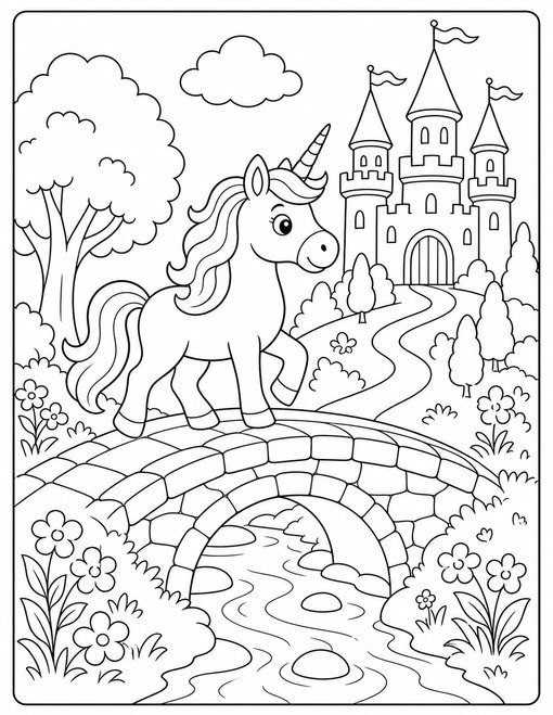 Unicorn Castle Bridge