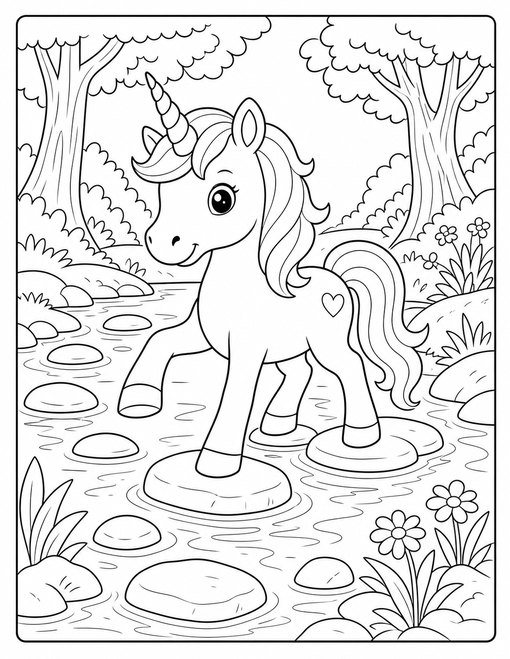 Unicorn Forest Stream