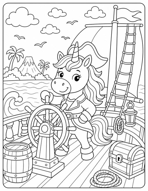 Unicorn Pirate Ship