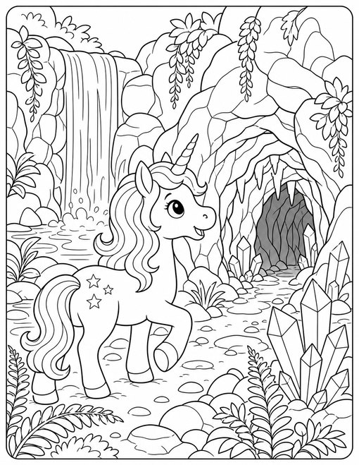 Unicorn Waterfall Cave