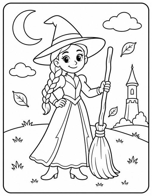 Elphaba Broom Practice
