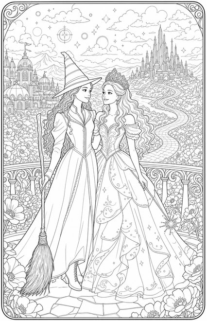 Elphaba Glinda Oz Overlook