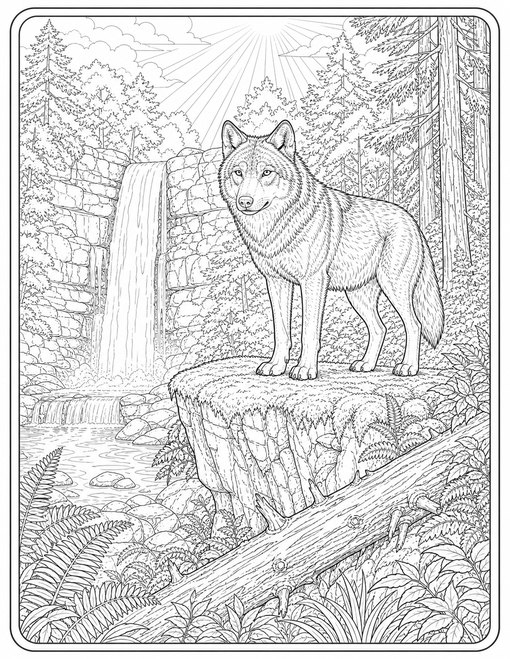 Wolf Forest Waterfall
